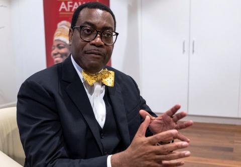 African Development Bank (AfDB) President Akinwumi Adesina. PHOTO BY REUTERS/Jean Bizimana