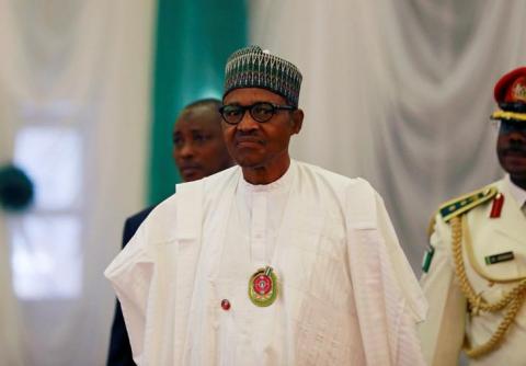 Nigeria's President Muhammadu Buhari attends the opening of the 56th Ordinary Session of the ECOWAS Authority of Heads of State and Government in Abuja, Nigeria, December 21, 2019. PHOTO BY REUTERS/Afolabi Sotunde