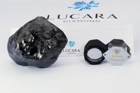 A 1,758 carat diamond recovered from from Lucara Diamond Corp.'s Karowe Diamond Mine in Botswana is pictured in this undated handout photo obtained by Reuters, April 25, 2019. PHOTO BY REUTERS/Eduardo Hernandez M./Lucara Diamond