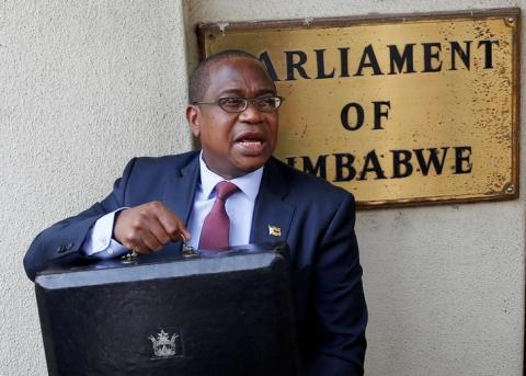 Zimbabwe Finance Minister Mthuli Ncube arrives to present the 2020 National Budget at Parliament Building in Harare, Zimbabwe, November 14, 2019. PHOTO BY REUTERS/Philimon Bulawayo