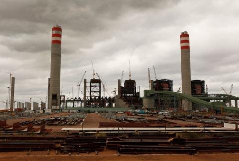 A general view of the construction site at the Medupi power station in Lephalele, April 11, 2013. PHOTO BY REUTERS/Siphiwe Sibeko