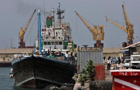 A general view shows the Djibouti port. PHOTO BY REUTERS/Ahmed Jadallah