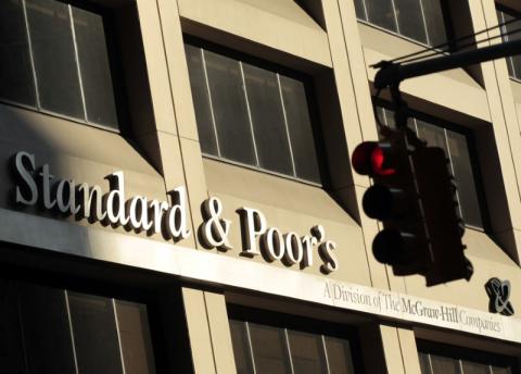 The Standard and Poor's building in New York. PHOTO BY REUTERS