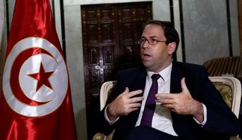 Tunisia's Prime Minister Youssef Chahed talks during an interview with Reuters in Tunis, Tunisia, September 29, 2016. PHOTO BY REUTERS/Zoubeir Souissi