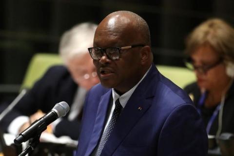 Minister of Foreign Affairs Alpha Barry of Burkina Faso in Manhattan, New York, U.S., September 19, 2016. PHOTO BY REUTERS/Carlo Allegri