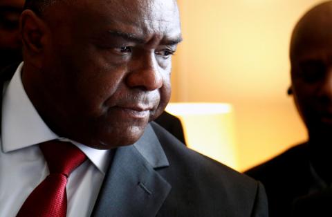 Congolese opposition leader and former warlord Jean-Pierre Bemba is pictured after a news conference in Brussels, Belgium, July 24, 2018. PHOTO BY REUTERS/Francois Lenoir