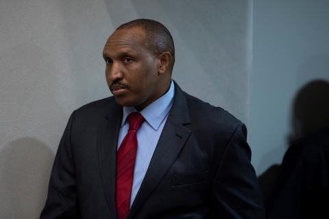 Congolese militia commander Bosco Ntaganda enters the courtroom of the International Criminal Court (ICC) in The Hague, Netherlands, November 7, 2019. PHOTO BY REUTERS/Peter Dejong/Pool