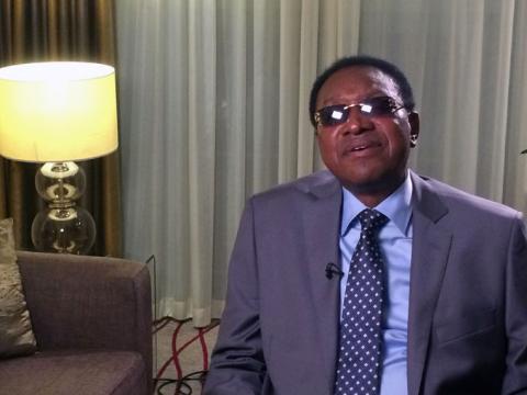 Democratic Republic of Congo Prime Minister Bruno Tshibala poses for a picture during an interview with Reuters in London, Britain, March 7, 2018. PHOTO BY REUTERS/Marc Jones