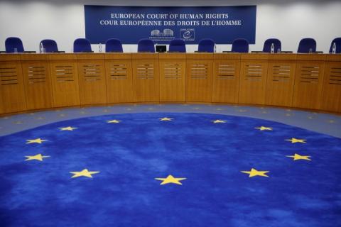 A view shows the courtroom of the European Court of Human Rights in Strasbourg, France, January 24, 2018. PHOTO BY REUTERS/Vincent Kessler