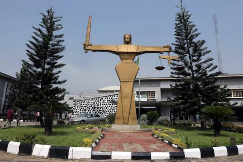 A general view of the Federal High Court in Lagos, Nigeria, November 27, 2019. PHOTO BY REUTERS/Temilade Adelaja