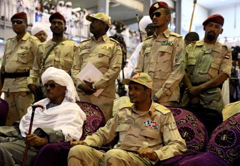 Lieutenant General Mohamed Hamdan Dagalo, deputy head of the military council and head of Sudan's paramilitary Rapid Support Forces (RSF), attends a meeting in Khartoum, Sudan, June 18, 2019. PHOTO BY REUTERS/Umit Bektas