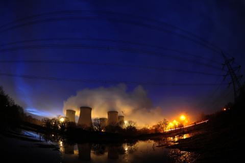 A general view of Drax power station in Drax, northern England, February 16, 2011. PHOTO BY REUTERS/Nigel Roddis