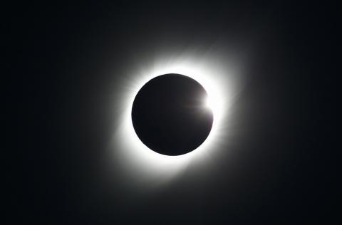 A solar eclipse is observed at Coquimbo, Chile, July 2, 2019. PHOTO BY REUTERS/Rodrigo Garrido