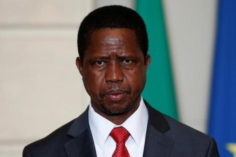 Zambia's President Edgar Lungu attends a signing ceremony at the Elysee Palace in Paris, France, February 8, 2016. PHOTO BY REUTERS/Philippe Wojazer