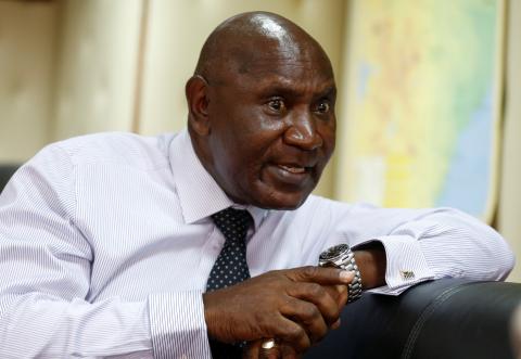 Kenya's Auditor General Edward Ouko speaks during a Reuters interview inside his office in Nairobi, Kenya, June 14, 2018. PHOTO BY REUTERS/Thomas Mukoya