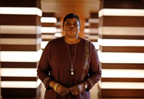 Fatou Bensouda, Prosecutor of the International Criminal Court (ICC) poses for pictures at The Hague, Netherlands October 26, 2016. PHOTO BY REUTERS/Michael Kooren