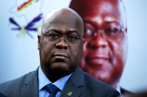 Felix Tshisekedi, leader of Congolese main opposition party, the Union for Democracy and Social Progress (UDPS), attends a news conference in Nairobi, Kenya, November 23, 2018. PHOTO BY REUTERS/Baz Ratner