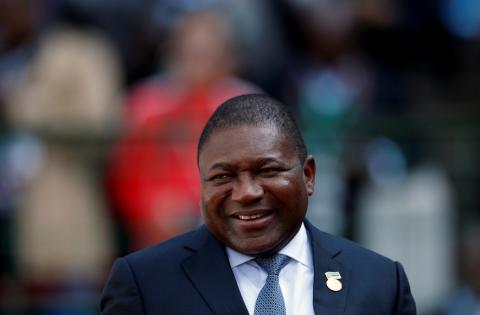 Mozambique's President Filipe Jacinto Nyusi arrives for the inauguration of Cyril Ramaphosa as South African president, at Loftus Versfeld stadium in Pretoria, South Africa, May 25, 2019. PHOTO BY REUTERS/Siphiwe Sibeko