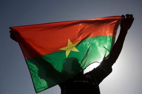 A Burkina Faso flag in a file photo. PHOTO BY REUTERS/Joe Penney