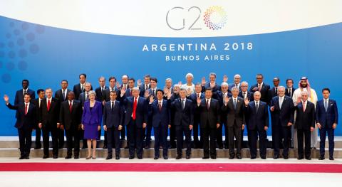 BUENOS AIRES (Reuters) - Chinese President Xi Jinping and the leaders of major developing economies condemned protectionism at a G20 summit in Argentina on Friday overshadowed by U.S. President Donald Trump's threat to escalate tariffs on China.  This year's two-day gathering is a major test for the Group of 20 industrialized nations, whose leaders first met in 2008 to help rescue the global economy from the worst financial crisis in seven decades.  With a rise in nationalist sentiment in many countries, th