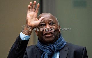 Former Ivory Coast President Laurent Gbagbo appears before the International Criminal Court in The Hague, Netherlands February 6, 2020, Netherlands, February 6, 2020. PHOTO BY REUTERS/Jerry Lampen/Pool