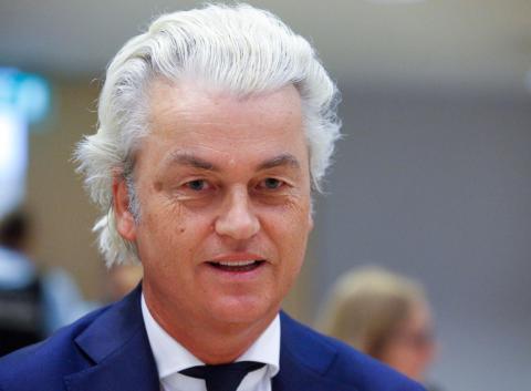 AMSTERDAM (Reuters) - Dutch anti-Islam lawmaker Geert Wilders said on Thursday he was cancelling plans to hold a contest for cartoons caricaturing the Prophet Mohammad, saying the danger of violence against innocent people was too great.  In a published statement he said he would never personally stop his campaign against Islam but the risk to innocents, and of attacks on the Netherlands, stemming from the proposed contest were too great.  "My point about the intolerant nature of Islam has been proved again