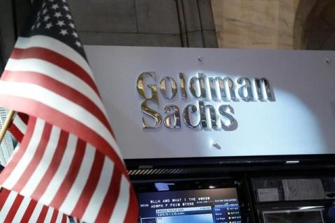 A view of the Goldman Sachs stall on the floor of the New York Stock Exchange, July 16, 2013. PHOTO BY REUTERS/Brendan McDermid