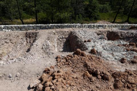 Unmarked graves are seen at the "Traitors' Cemetery", set up specifically to bury the bodies of coup plotters who died in the failed military coup of July 15, in Istanbul, Turkey, July 29, 2016. PHOTO BY REUTERS/Osman Orsal