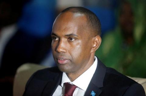 Somalia's newly appointed Prime Minister Hassan Ali Khaire attends the Parliament seating where he was confirmed in Somalia's capital Mogadishu, March 1, 2017. PHOTO BY REUTERS/Feisal Omar