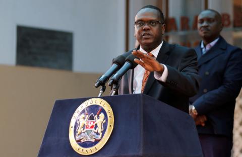 Kenya's ex Sports Minister Hassan Wario. PHOTO BY REUTERS/Thomas Mukoya