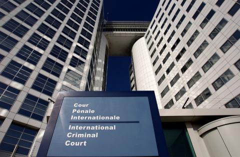 The entrance of the International Criminal Court (ICC) is seen in The Hague, Netherlands, March 3, 2011. PHOTO BY REUTERS/Jerry Lampen