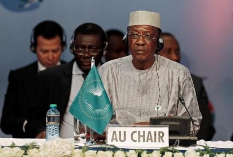 Chairperson of the African Union (AU) and Chad's President Idriss Deby attends the Sixth Tokyo International Conference on African Development (TICAD VI) in Kenya's capital Nairobi, August 27, 2016. PHOTO BY REUTERS/Thomas Mukoya