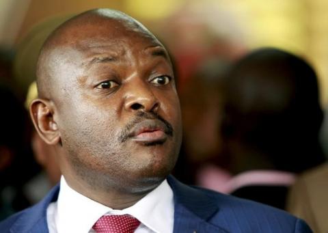 Burundi's President Pierre Nkurunziza addresses a news conference in the capital Bujumbura, February 23, 2016. PHOTO BY REUTERS/Evrard Ngendakumana