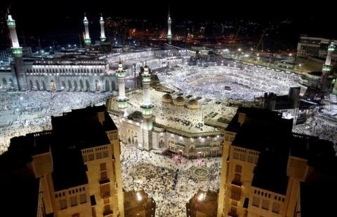 General view of the Kaaba at the Grand Mosque in Mecca, Saudi Arabia, September 9, 2016. PHOTO BY REUTERS/Ahmed Jadallah