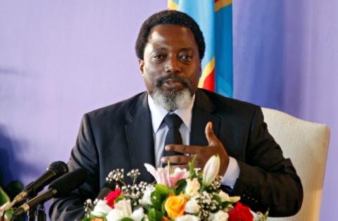 Democratic Republic of Congo's President Joseph Kabila addresses a news conference at the State House in Kinshasa, Democratic Republic of Congo, January 26, 2018. PHOTO BY REUTERS/Kenny Katombe