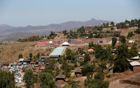 A genelal view shows a section of Lalibela town in the Amhara region of northern Ethiopia, February 2, 2019. PHOTO BY REUTERS/Thomas Mukoya