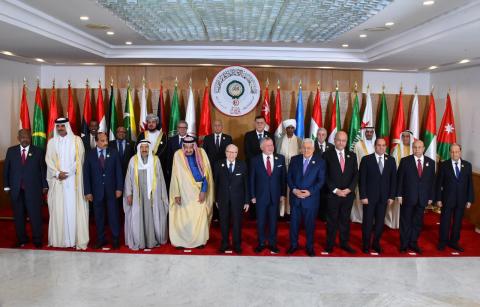 Arab leaders pose for the camera, ahead of the 30th Arab Summit in Tunis, Tunisia March 31, 2019, in this handout picture courtesy of the Egyptian Presidency. PHOTO BY REUTERS/The Egyptian Presidency/Handout