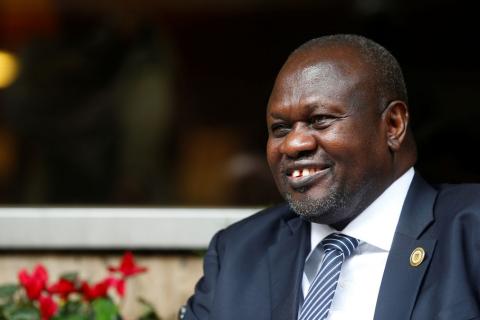 South Sudan's ex-vice president and former rebel leader Riek Machar. PHOTO BY REUTERS/Yara Nardi