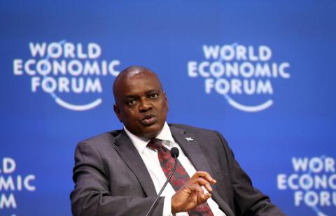 President of Botswana Mokgweetsi Masisi speaks at a session at the World Economic Forum on Africa in Cape Town, South Africa, September 4, 2019. PHOTO BY REUTERS/Sumaya Hisham