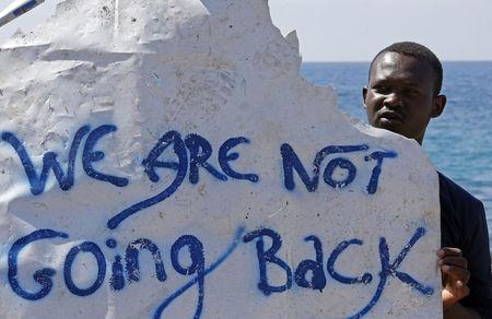 Sea between Vintimille, Italy and Menton, France, June 15, 2015. PHOTO BY REUTERS/Eric Gaillard