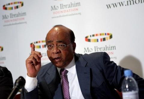 Sudanese-born telecommunications entrepreneur Mo Ibrahim addresses participants the Ibrahim Index of African Governance in Addis Ababa, file. PHOTO BY REUTERS/Irada Humbatova