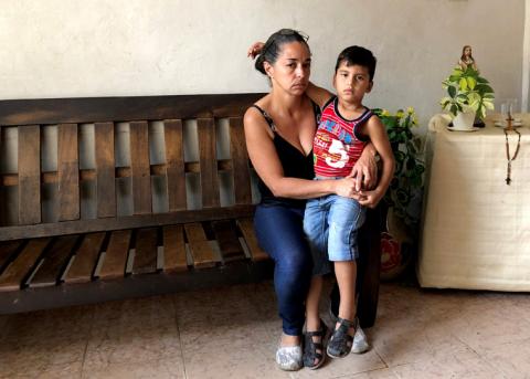 Isabel Pino, mother of Yohendry Fernandez, a 27-year-old man killed on January 24, 2019 after days of protest against Venezuelan President Nicolas Maduro's government, poses for a picture during an interview with Reuters at Jose Felix Ribas neighborhood in Caracas, Venezuela, January 31, 2019. PHOTO BY REUTERS/Angus Berwick