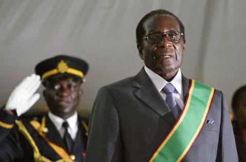 Zimbabwe's President Robert Mugabe attends his inauguration at State House in Harare, Zimbabwe, June 29, 2008. PHOTO BY REUTERS/Philimon Bulawayo