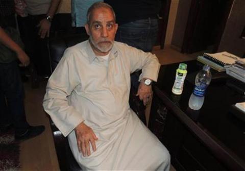 Egypt's muslim brotherhood leader Mohammed Badie