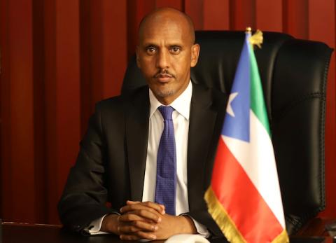 President of the Somali Region Mustafa Muhumed Omer attends a Reuters interview in Addis Ababa, Ethiopia, January 14, 2020. PHOTO BY REUTERS/Giulia Paravicini