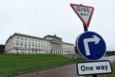 A general view of Parliament Buildings at Stormont in Belfast, Northern Ireland, March 7, 2017. PHOTO BY REUTERS/Clodagh Kilcoyne