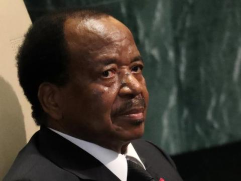 President Paul Biya of Cameroon waits to address the 71st United Nations General Assembly in Manhattan, New York, U.S., September 22, 2016. PHOTO BY REUTERS/Carlo Allegri