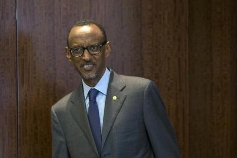 Rwandan President Paul Kagame arrives for a meeting with U.N. Secretary-General Ban Ki-moon during the United Nations General Assembly at the United Nations in Manhattan, New York, October 2, 2015. PHOTO BY REUTERS/Andrew Kelly