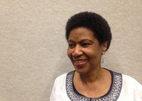 Phumzile Mlambo-Ngcuka, head of U.N. Women, is pictured at the Women Deliver conference in Vancouver, June 5, 2019. PHOTO BY Thomson Reuters Foundation/Emma Batha