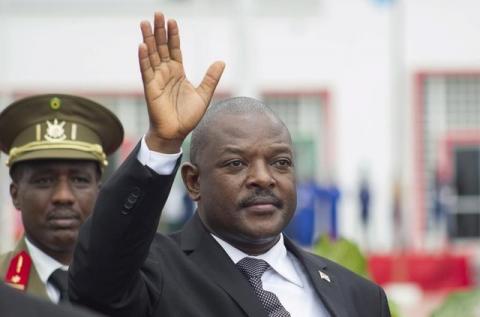 Burundi's President Pierre Nkurunziza after an Africa Union-sponsored dialogue in an attempt to end months of violence in the capital Bujumbura, February 27, 2016. PHOTO BY REUTERS/Evrard Ngendakumana